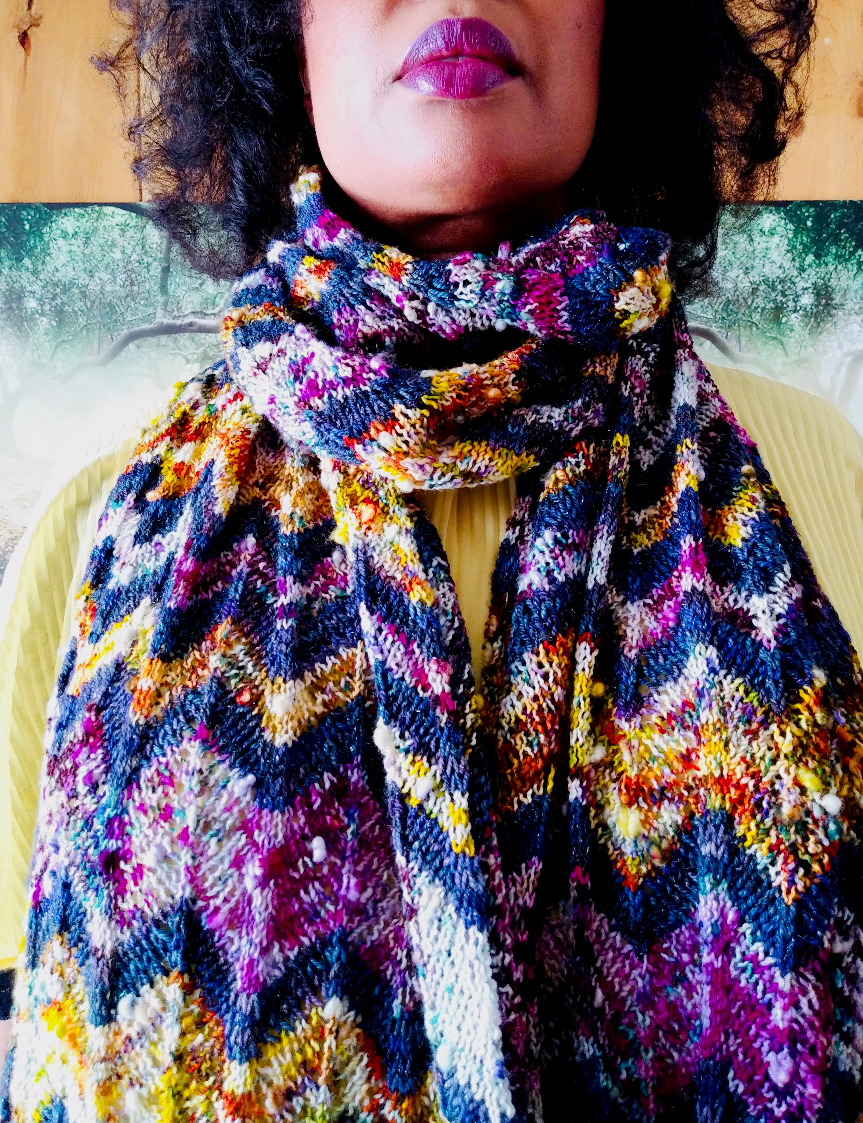 KNIT SHAWL, SCARF & COWL PATTERNS