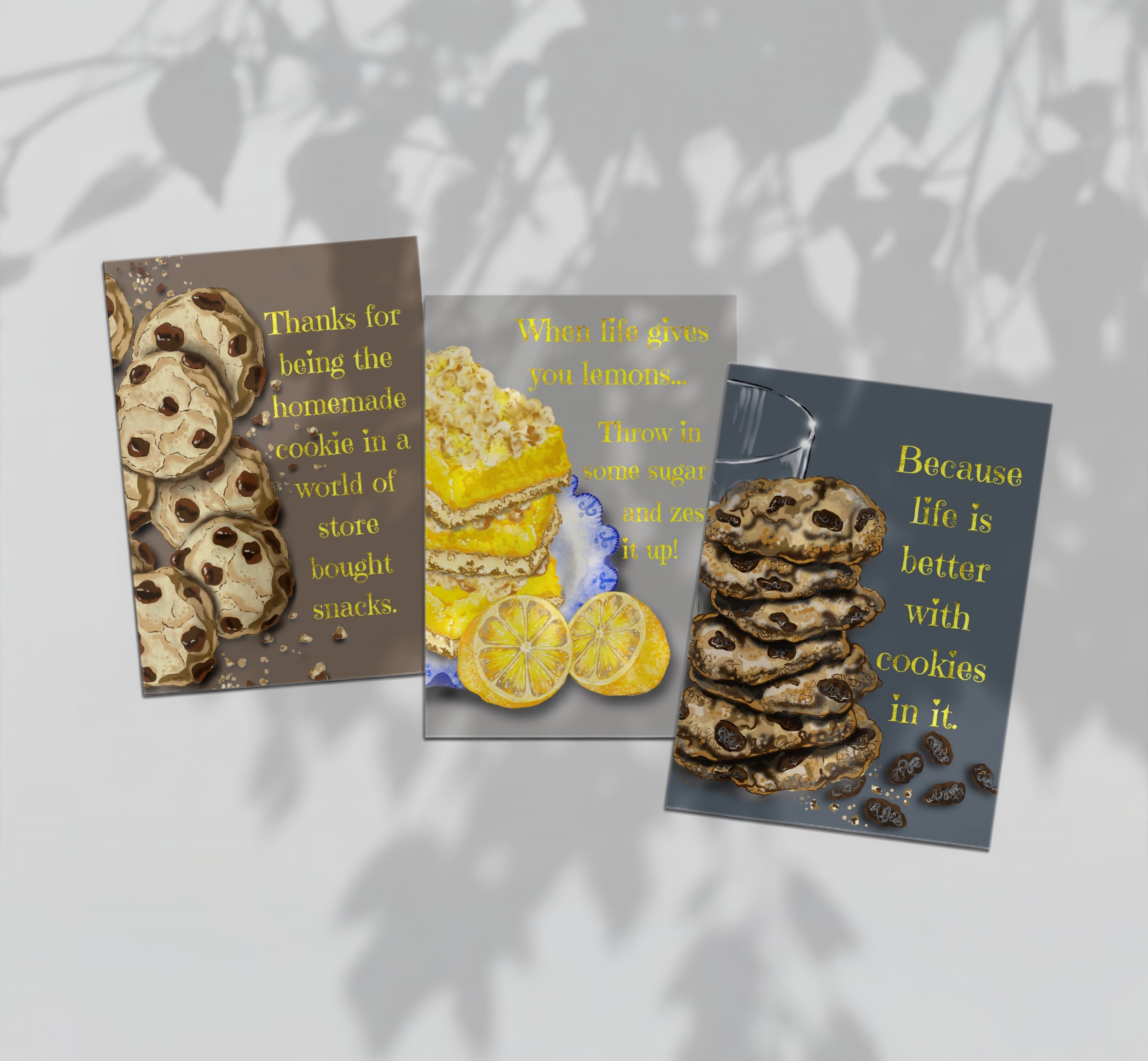 RECIPE GREETING CARDS