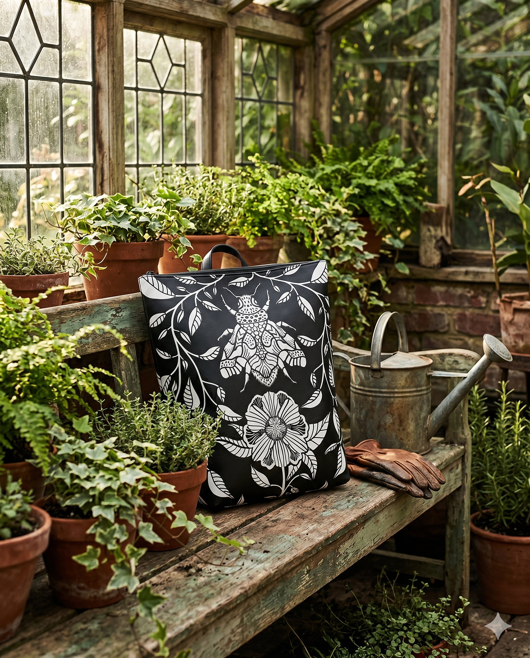 GARDEN BEE VEGAN LEATHER BAGS