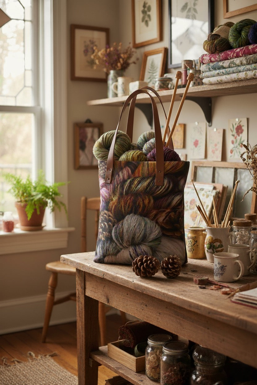 YARNALICIOUS URBAN TOTE BAG