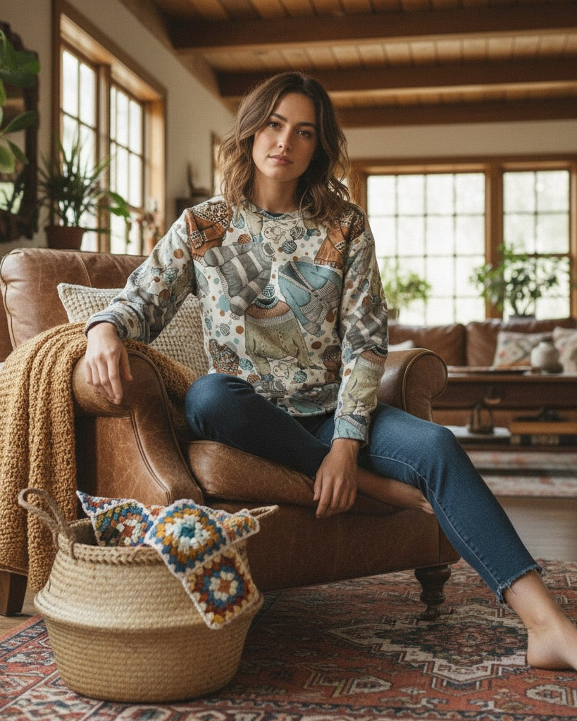 COZY SWEATERS COTTON SWEATSHIRT