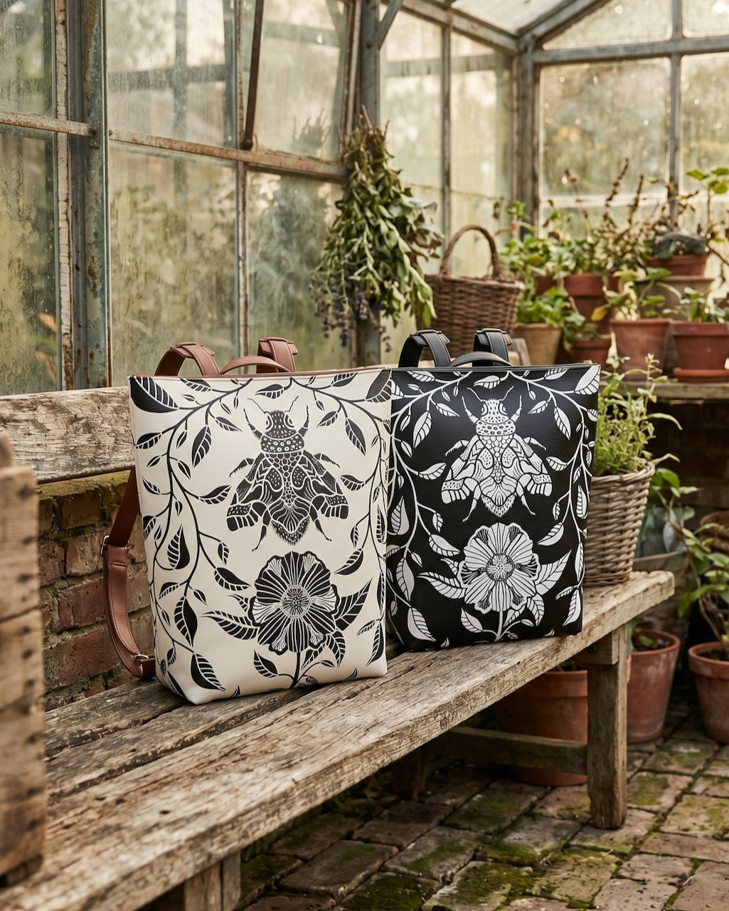 THE POLLINATOR VEGAN LEATHER BACKPACK