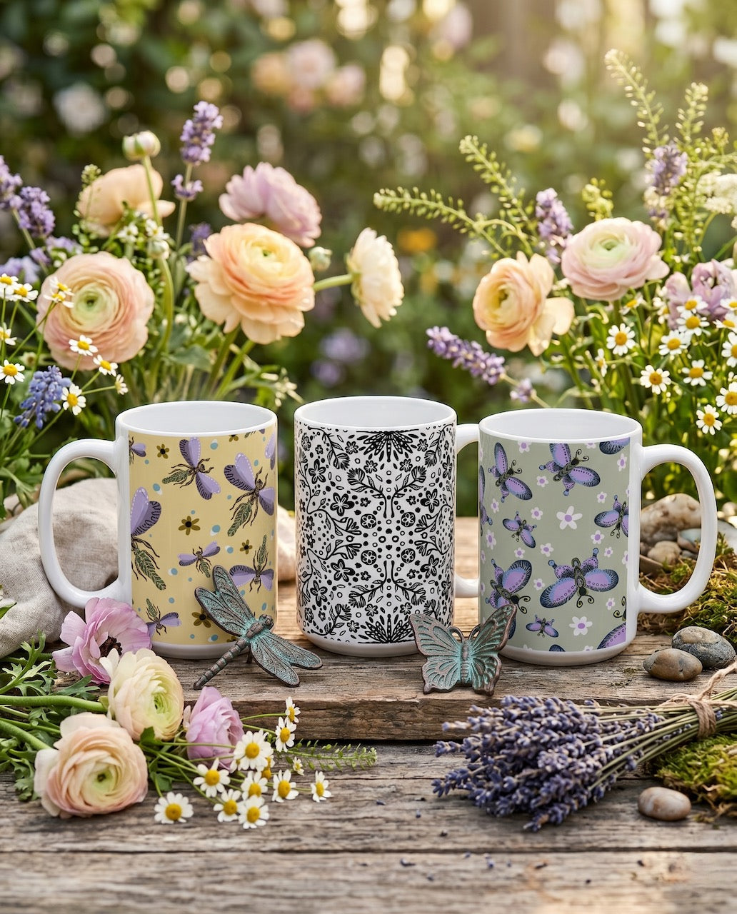 FLUTTERBY & SKIMMER MUGS