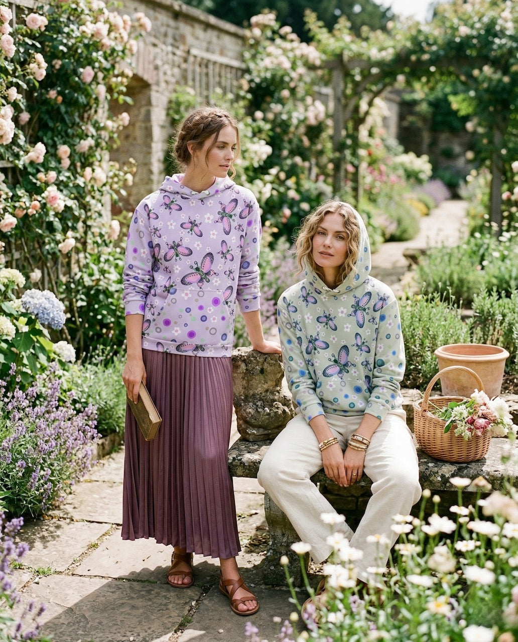 GARDEN FLUTTER HOODIE