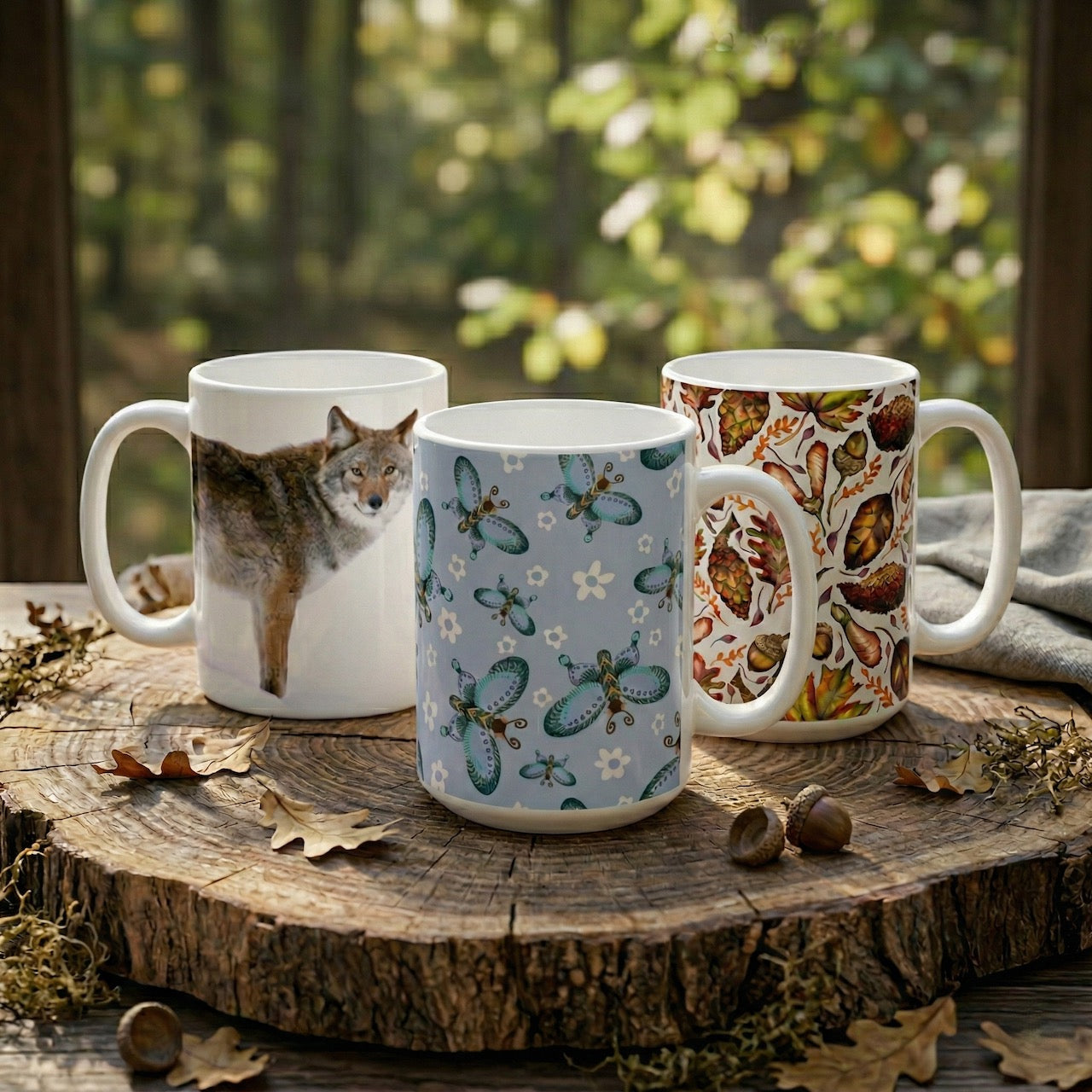 NATURE THEME MUGS