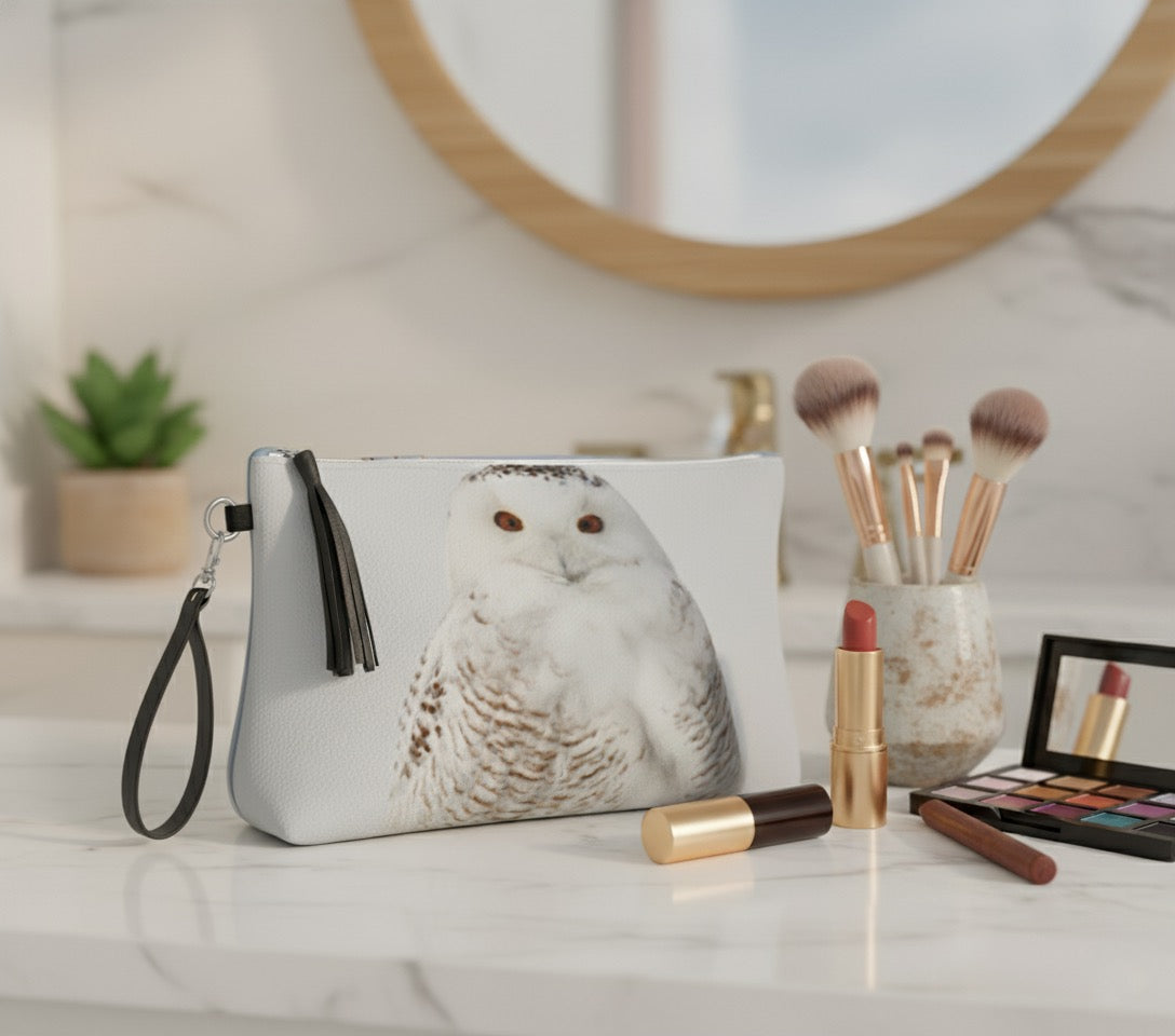 WILD BY NATURE VEGAN LEATHER MAKEUP BAG