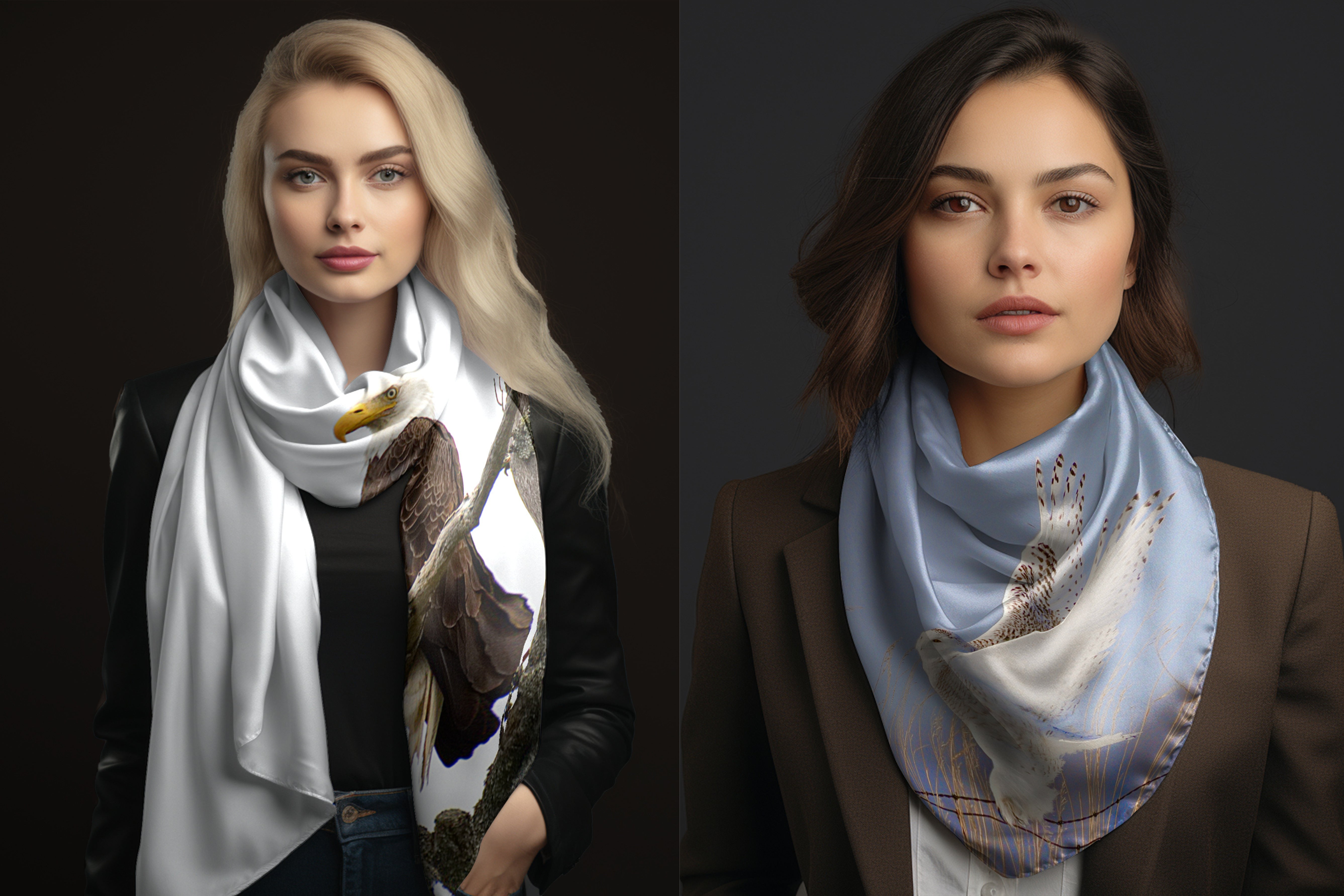 WILD BY NATURE SILK SCARF