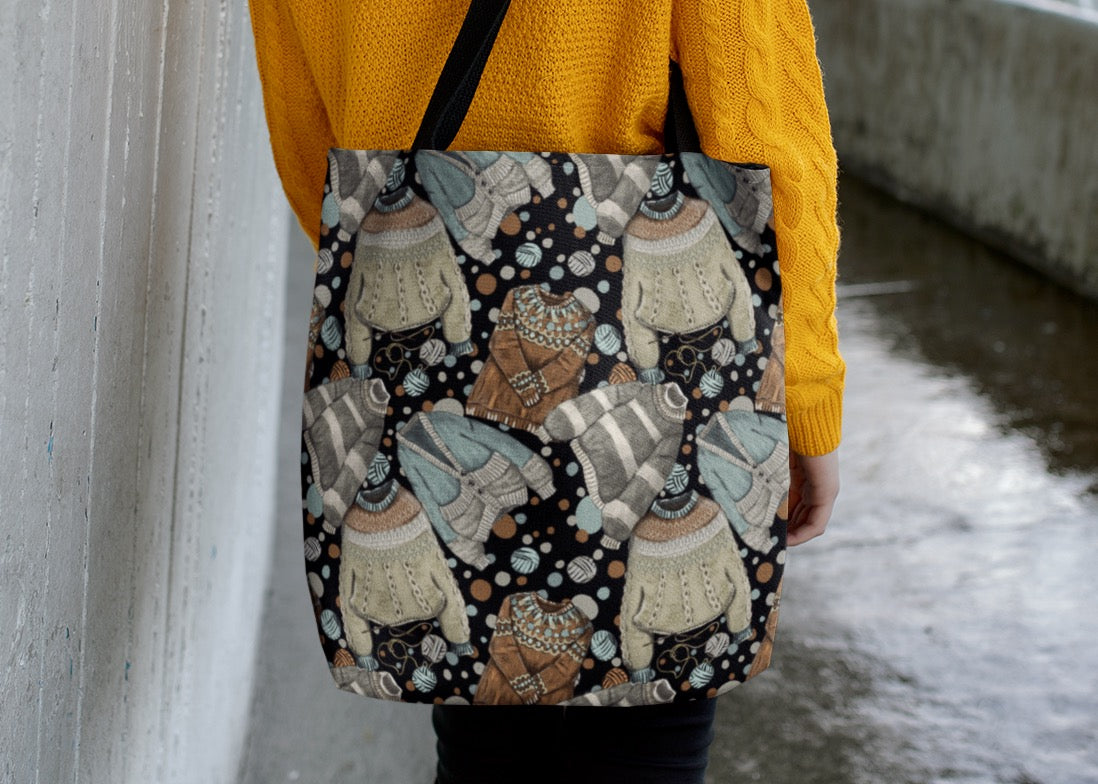 COZY SWEATERS TOTE BAG