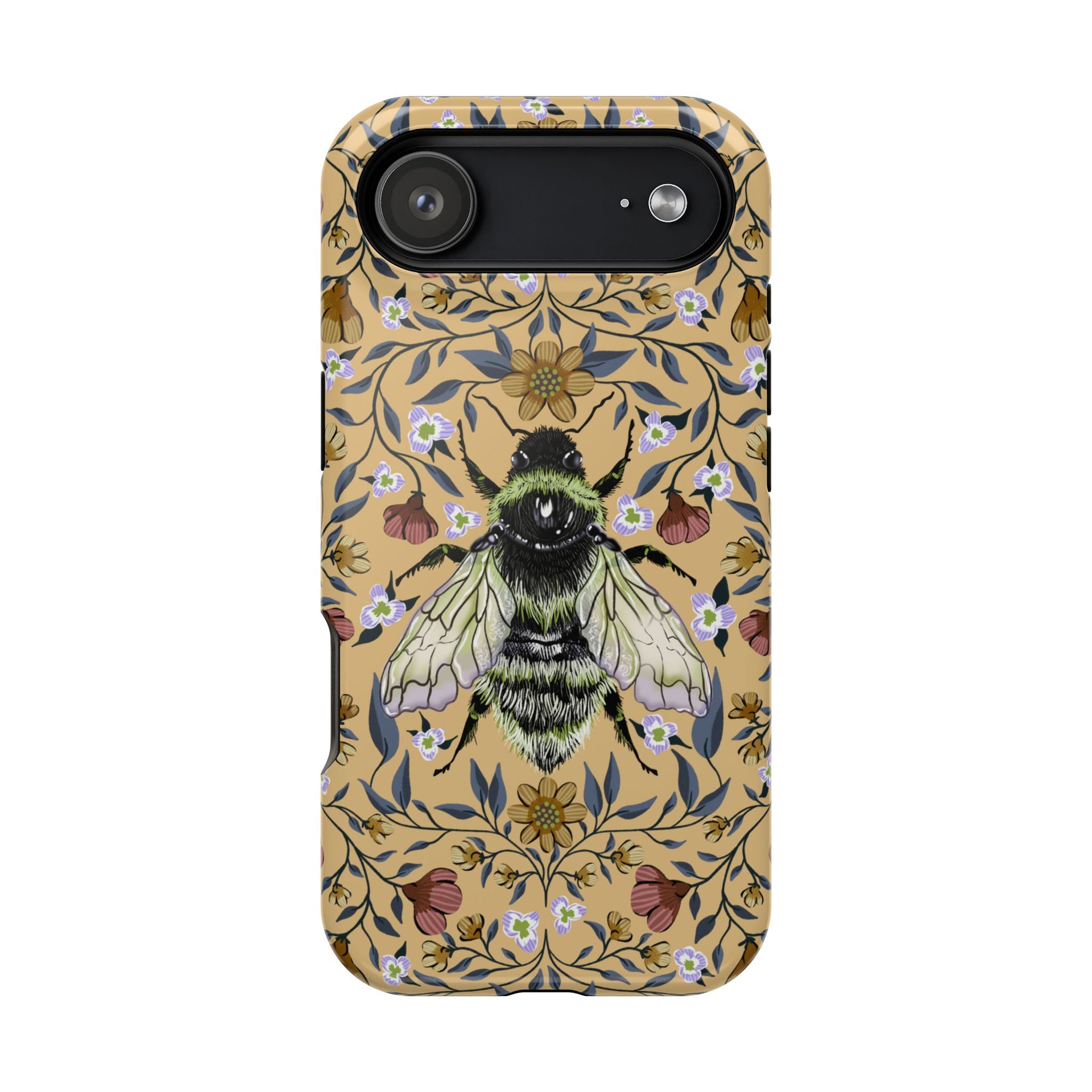 iPhone Case MagSafe Impact Resistant | The Wildflower Guardian - Ochre   Essence of Autumn Yarn