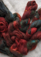 hand dyed mohair lace yarn colour rainbow trout