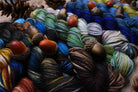 Hand dyed yarn mini skeins assorted colours.