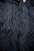 Hand dyed wool yarn slate blue colour.